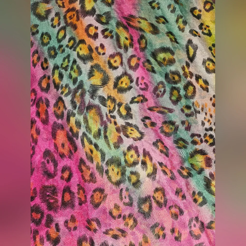 Rainbow Leopard Print Infinity Scarf – Payless – One Size